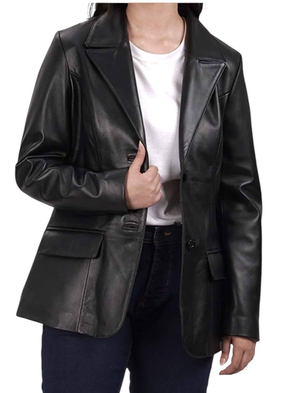Colebrook & Co. Leather Blazer